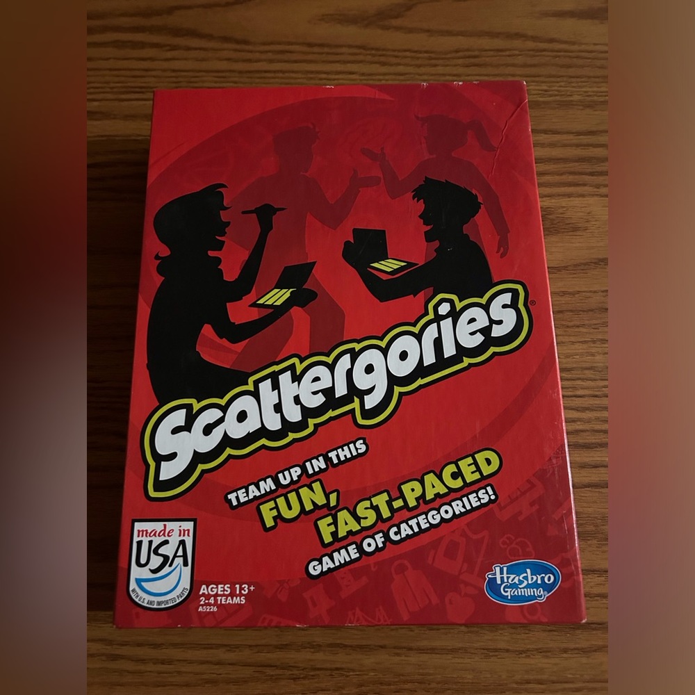 Scattergories Game